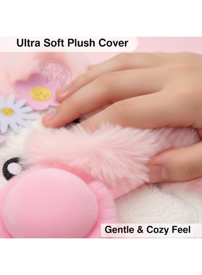 لوكاداه مفكرة قطة للبنات مع قلم، مفكرة سرية، دفتر ملاحظات جميل للأطفال، دفتر ملاحظات ناعم للأطفال، مفكرة قطيفة لطيفة للكتابة والرسم، دفتر ملاحظات فروي برسومات حيوانات كرتونية مع قلم مزين بكرات صوفية، دفتر ملاحظات مسطر A5 للمدرسة والمكتب والملاحظات اليومية، هدايا للأطفال والمراهقين، هدية عيد ميلاد للبنات من عمر 4 إلى 12 سنة فما فوق (160 صفحة) - Image 5